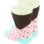 Neska Moda Baby Girls 1 Pair Pink Polka Dot Ankle Length Socks For Age 1-3 Years-OK57