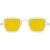 Kanny Devis Kabir Singh Non Metal UV Protected Rectangular Sunglasses Combo of 3 (Red, Blue,Yellow)