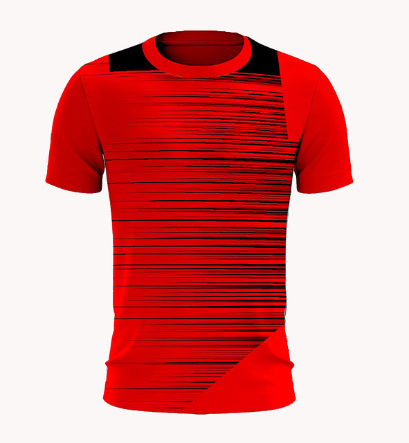 Buy JJ TEES Polyester Half Sleeve Jersey with Round Collar and