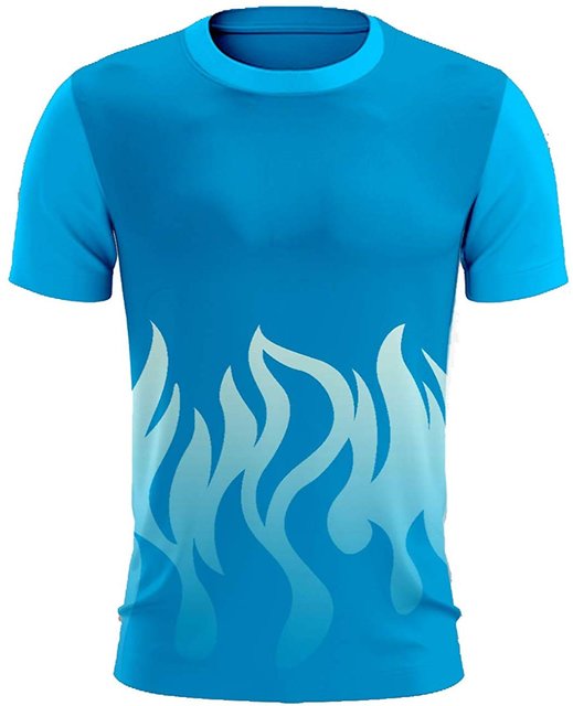 Buy JJ TEES Polyester Half Sleeve Jersey with Round Collar and