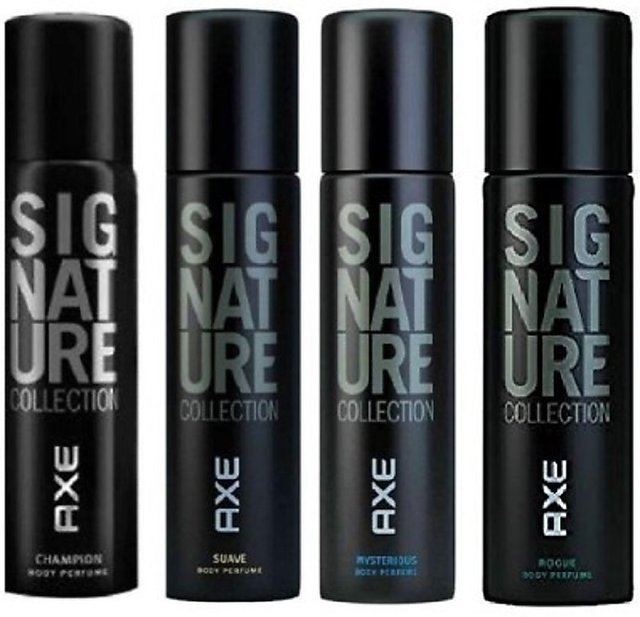 Buy Axe Signature Perfume For Men Set Of 4 122 Ml Each Online