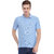 Trendy Trotters Men's Solid Slim Fit Sky Blue Polo Half Sleeve Tshirt