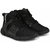 Shoz Zip Black Walking Gym Running Sports Shoes For Men's In (Black)