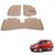 Auto Addict Car 3D Mats Foot mat Beige Color for Maruti Suzuki Alto 800