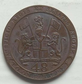 EAST INDIA  COMAPANY 1794 LOVE COIN