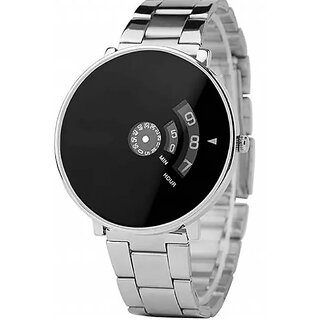                       PAIDU Watch Black Stainless Steel Turntable Men's Watch Men Watch Fashion Luxury Watches Men                                              