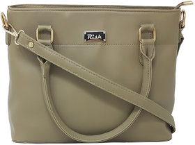 RISH - Medium sized Handbag with Adjustable Sling for Women - Olive Green