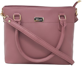 RISH - Medium sized Handbag with Adjustable Sling for Women - Pink