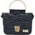 RISH Textured Small Size Party Sling Bag for Women - Black