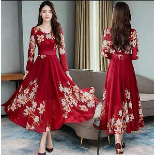 shopclues maxi dress