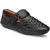 Walkstyle by EL Paso Mens Black Basket Weaved Casual Sandals