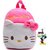 Proera Pink Hello Kitty Polyester 4 Ltrs Kids Backpack ,School Bag, Nursery Bag  Shoulder Backpack For Kids
