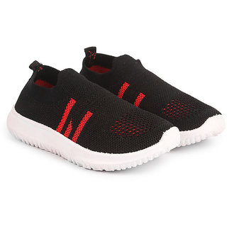 Buy Lancer Kids Black Red Sports Walking Shoes Online @ ₹549 from ShopClues