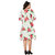 Saadhvi Cream Crepe Floral Print Western Wear Dress