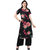 Today Deal Black Crepe Printed Stitched Kurtas For Women