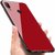 Mobimon Ultra-Slim Tempered Glass Back Cover With Edge Soft Tpu Full Protective Cover For Honor 8X Red + UBS LED Light
