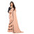 Meia Cream Georgette Ruffle Saree With Blouse Piece