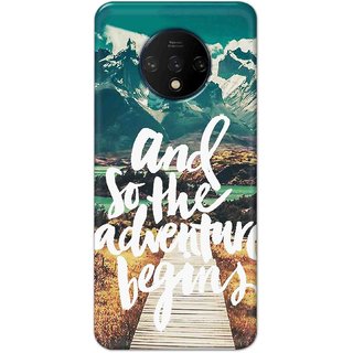 Print Ocean Hard Printed Back Cover For One Plus 7t