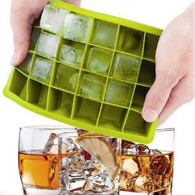 24 Ice Cube Hot Silicone Freeze Mold Bar Pudding Jelly Chocolate Maker Mold Box Cold Drinking