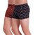 PACK OF 2 - Printed Mini Trunk Cotton Underwear For Men  Boys - Assorted Color