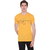 Le3 Ton Men's Yellow Round Neck T-shirts