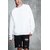 PAUSE White French Terry Solid Round Neck Slim Fit Long Sleeve Men's T-Shirt