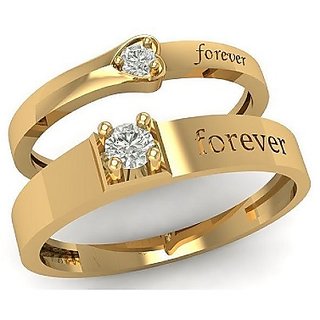                       American Diamond Stone Finger Ring unheated  Lab Certified Diamond gold Plated Ring For Fashion  Astrology purpose                                              