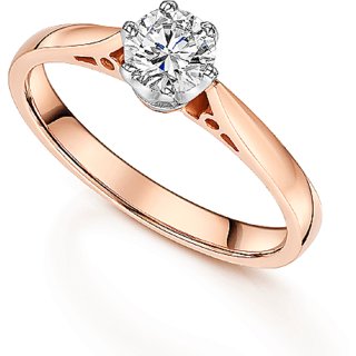                       Natural American Diamond Gold Plated Designer Finger Ring Precious  Certified Stone Diamond Ring -CEYLONMINE                                              