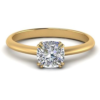                       CEYLONMINE-Diamond Stone Ring Original & Precious & Effective Stone American Diamond Gold Plated Ring                                              