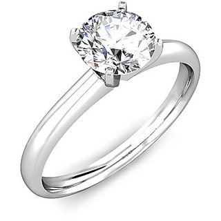                       Certified Diamond Stone Sterling Silver Ring Precious  Good Quality Gemstone Diamond Stylish Ring For Unisex                                              