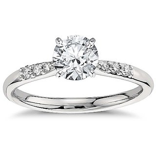                       American diamond ring original  unheated gemstone diamond silver precious ring for men  women by Ceylonmine                                              