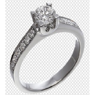                       Natural American diamond ring silver unheated  original gemstone diamond ring by Ceylonmine                                              