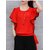 Westchic RED FRILL TOP