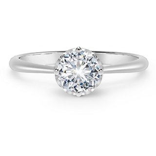                       Natural diamond stone ring original & unheated stone silver  ring ( american diamond stone ring ) for Unisesx                                              