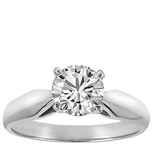                      Diamond stone ring natural  original american diamond stone silver ring for Unisex by Ceylonmine                                              