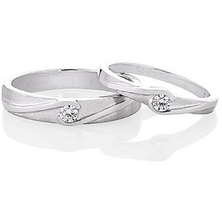 Original silver outlet couple rings