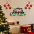 Decor Villa Christmas Wall Sticker & Decal (PVC Vinyl,Size - 58 Cm X 40 Cm)