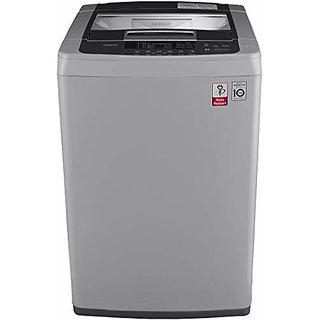 LG 7.0 Kg Inverter Fully Automatic Top Loading Washing Machine T8069NEDLH Middle free Silver Washing Machines