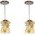 VAGalleryKing With Bulb Double Decorative Hanging Light Pendant Ceiling Lamp