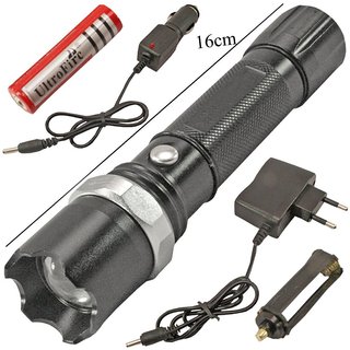3 Mode CREE Rechargeable LED Waterproof Flashlight Flash Light Torch-05