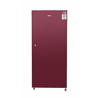 Haier 195 L 4 Star 2019 Direct Cool Single Door Refrigerator HRD 1954CSR E Burgundy Red Refrigerators