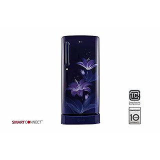 LG 235 L 3 Star Direct Cool Single Door Refrigerator GL D241APZD Shiny Steel