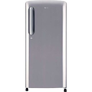LG 190 L 4 Star Direct Cool Single Door Refrigerator GL B201APZY Shiny Steel Inverter Compressor