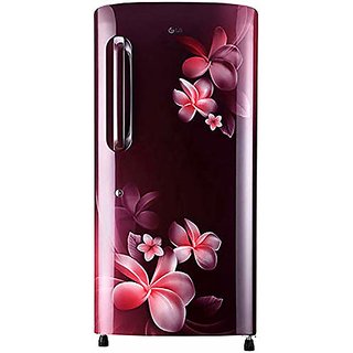 LG 215 L 3 Star Direct Cool Single Door Refrigerator GL B221ASPD Scarlet Plumeria
