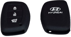 Silicone Key Cover for Hyundai Creta, i20 elite / Active, Grand i10, New Verna, Xcent Smart Key (for Push Button start only