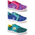 Birde Multicolor Canvas Casual Shoes for Women Combo of 3