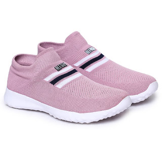 REFOAM Women Pink Mesh Running Sports Shoes