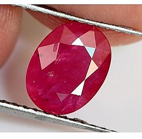 6.25 Ratti Certified Pink Ruby Gemstone 100 Original IGI Certified Maanik Loose Gemstone Jaipur Gemstone