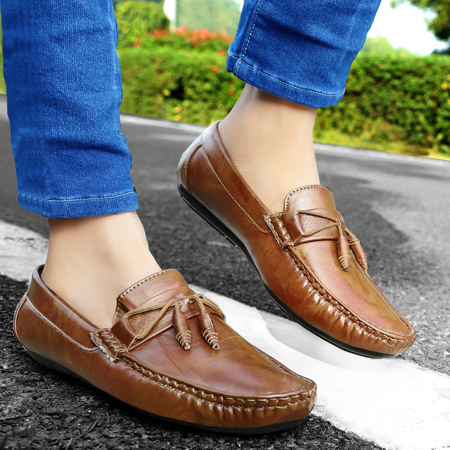 markrange brown loafers