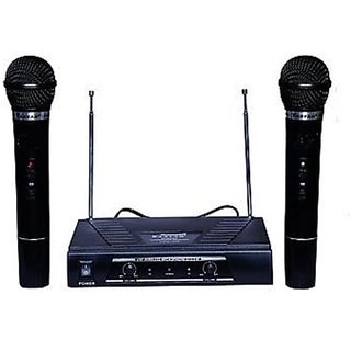                       PROFESSIONAL LWM-328 DUAL HANDHELD WIRELESS/CORDLESS MICROPHONE WITH RECIEVER                                              